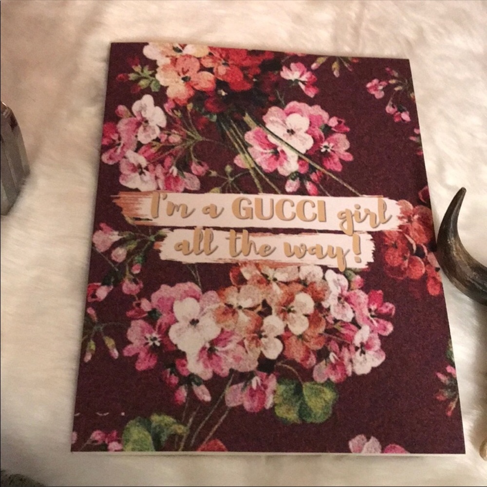 Gifted💕💕Gucci Bloom journal
